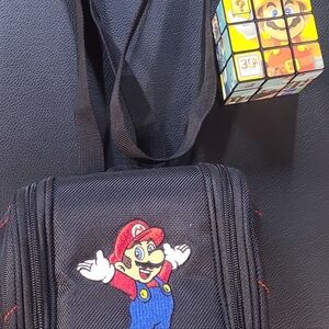 30th anniversary wiiu super mario maker cube & nintendo 3ds super mario bag